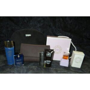Guerlain Bundle!! L'Instant de Guerlain Gift Set Pouch EDP Shower Gel Jasmine Yl